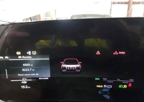 2025 Audi Q6 E-Tron Premium Plus Quattro from USA, damaged, VIN WA124BGF4SA056243